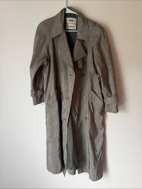 London Fog Olive Green Trench Coat